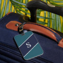 Search for navy blue luggage tags Monogrammed