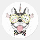 Search for puppy with glasses stickers Funny