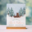 Search for winter baby shower welcome signs Elegant