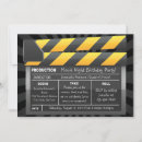 Search for clapboard invitations Cinema