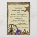 Search for country wagon wheel wedding invitations Rustic
