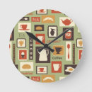 Search for retro kitchen clocks Cafe