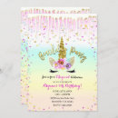 Search for pastel rainbow birthday invitations Girls