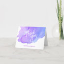 Search for purple thank you cards Lavender