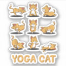 Search for yoga cat stickers Meditation