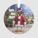 Search for funny chicken christmas tree decorations Santa