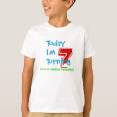 Search for 7th birthday kids tshirts Seven
