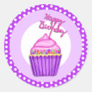 Search for purple cupcake stickers Pink