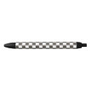 Search for black white checkered pens Chequered