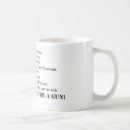 Search for guns and coffee mugs Humour