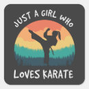Search for girl martial arts stickers Fighter
