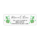 Search for lucky in love return address labels Green