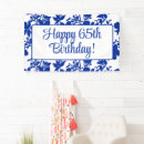 Search for 65th birthday banners For her