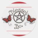 Search for red pentacle stickers Witchcraft