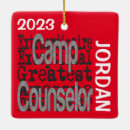Search for summer camp christmas tree decorations Counsellor