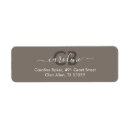 Search for plain brown labels Elegant
