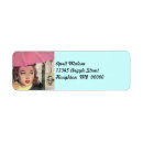 Search for umbrella return address labels Pink