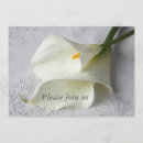 Search for white lily wedding invitations Stylish