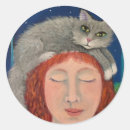 Search for grey cat stickers Funny