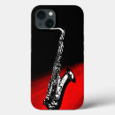 Search for sax iphone cases Black