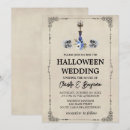 Search for elegant halloween wedding invitations Skeleton