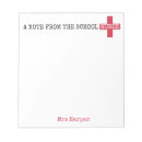 Search for nurse notepads A note from