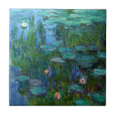 Search for water lily flower tiles Monet