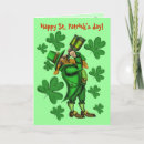 Search for funny leprechaun cards Happy