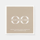 Search for company logo napkins Promotional items