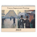 Search for famous painting calendars Impressionism