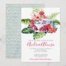 Search for beach baby girl shower invitations Tropical