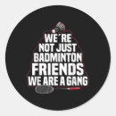 Search for badminton team stickers Player