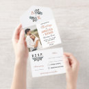 Search for gold and white wedding invitations Greenery