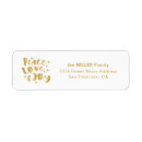Search for joy love peace return address labels Merry christmas