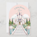 Search for castle baby shower invitations Vintage