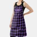 Search for purple gingham aprons Rustic
