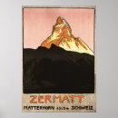 Search for vintage matterhorn posters Suisse