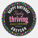 Search for thrive stickers 30th birthday