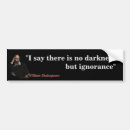 Search for shakespeare bumper stickers William