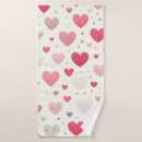 Search for valentines bath towels Hearts