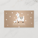 Search for llama business cards Babysitter
