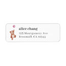 Search for girl return address labels Baby shower