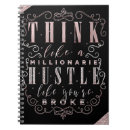 Search for the hustle notebooks Typography