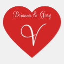 Search for red hearts stickers Bride