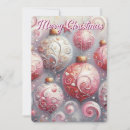Search for round christmas cards Pink