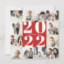 Search for 12 photo collage cards Red