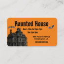 Search for spooky business cards Orange