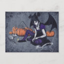 Search for gothic cat postcards Halloween
