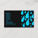 Search for raining business cards Droplets