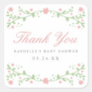 Search for simple baby shower stickers Floral